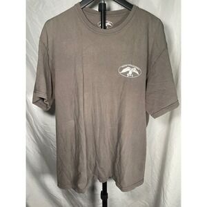 Duck Dynasty Duck Commander Mens XL Graphic T-Shirt Brown Cotton Short Sleeve